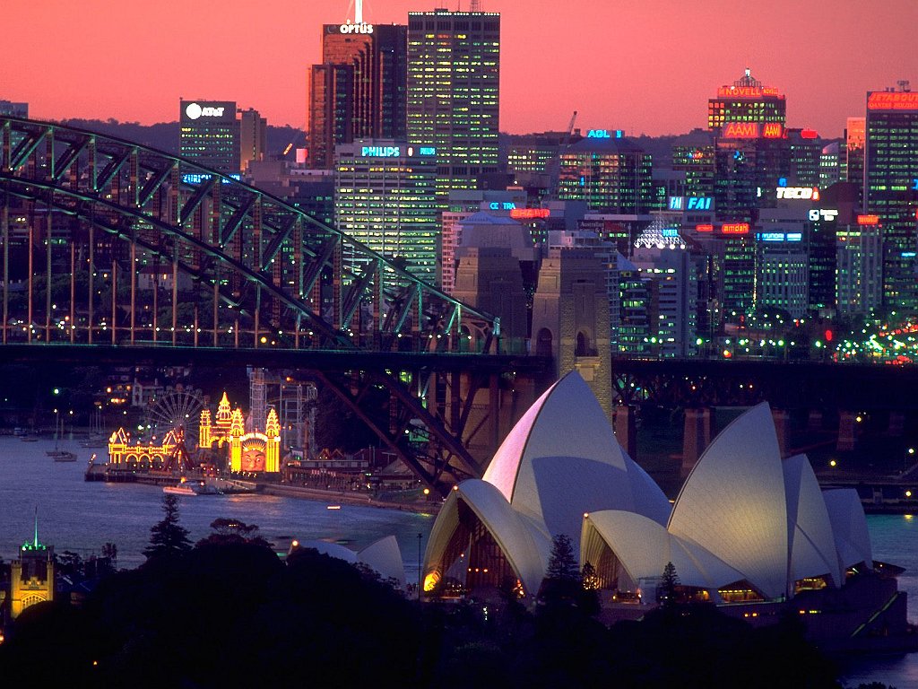 Skyline of Sydney, Australia